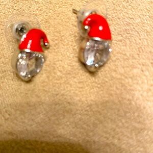 Christmas Santa hat earrings New